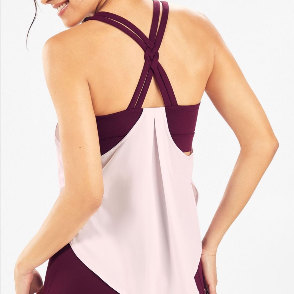 XS Fabletics Built-In Bra Work Out Tank